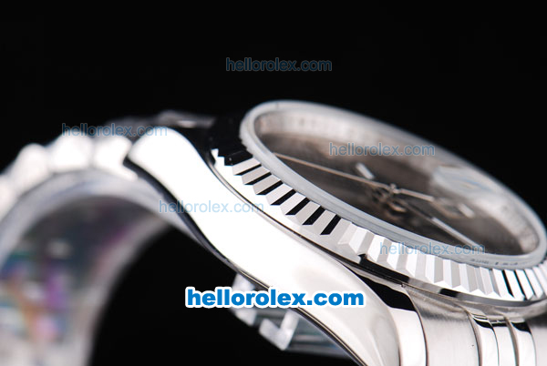 Rolex Datejust New Model Oyster Perpetual with Grey Dial - Click Image to Close